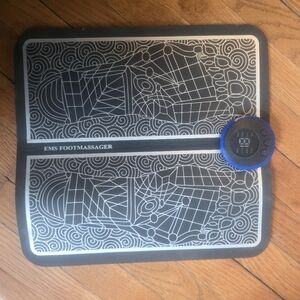 Electric EMS Foot Massager Pad Portable Foldable Massage Mat Muscle Stimulation